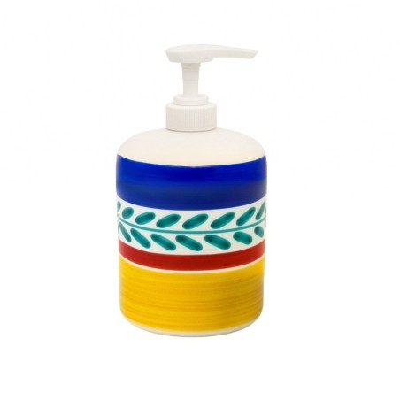 Dispenser Sapone in ceramica Selinunte Ceramiche De Simone Dispenser Sapone in ceramica Selinunte Ceramiche De Simone